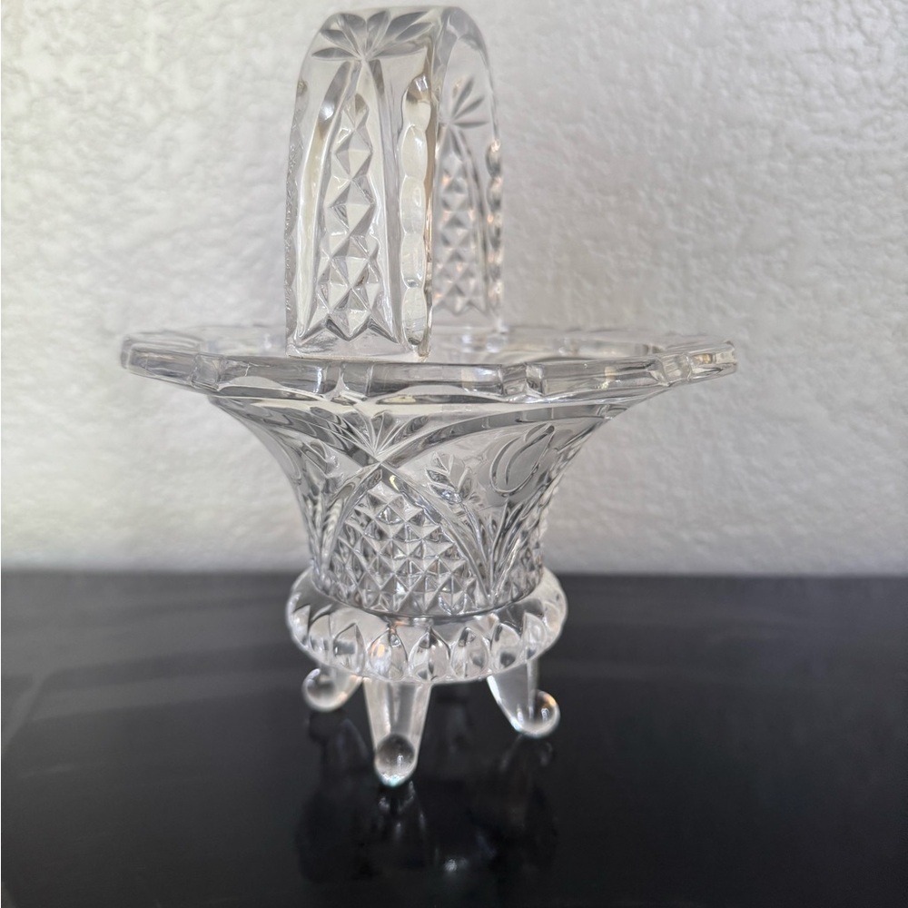 VTG ETCHED TULIP CRYSTAL